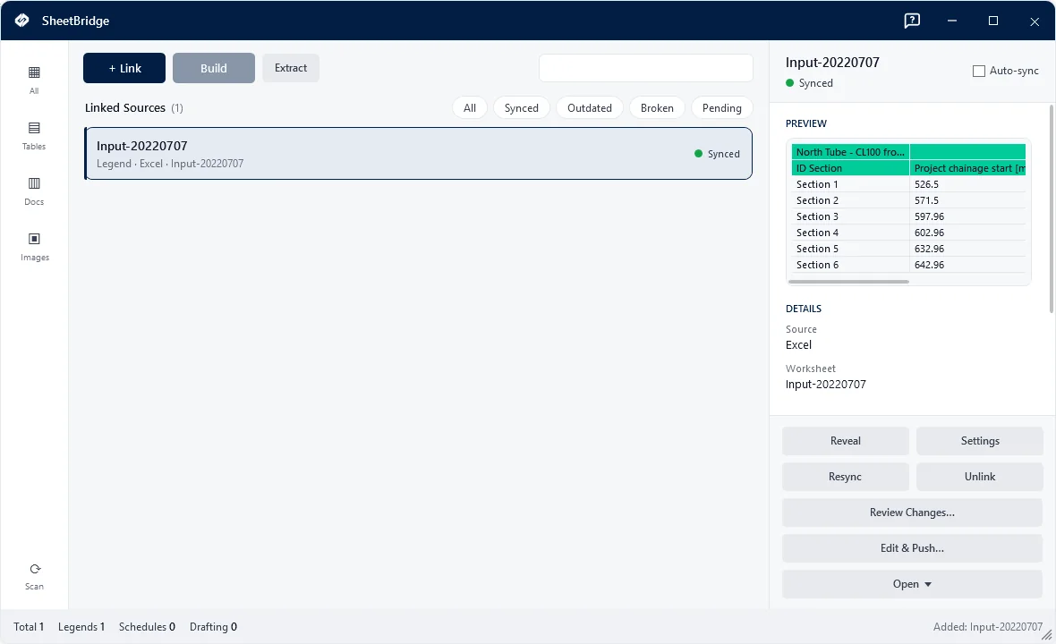 SheetBridge — Excel, CSV, Word ve PDF'i Revit görünümlerine taşıyın.